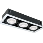 Árengedmény LED KIEMELŐVILÁGÍTÁS QUAD312 12W 3XE27 2700K SÖTÉT SZÜRKE