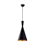 Szuper akció TIM-1A FÜGGESZTÉK 1xE27 D190mm FEKETE/AURIU