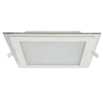 Újdonság LED PANEL ÜVEG SZÖGLETES 18W 4000K