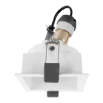 RECESSED SQUARE DOWN LIGHT R6869 GU10, WHITE Exkluzív ajánlat