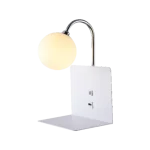 BETTY FALI LÁMPA 1XG9 USB-VEL FEHÉR Expressz kézbesítés