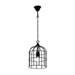 CAGE FÜGGESZTÉK 1xE27 FEKETE Legkelendőbb