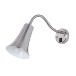 SAM FALI LÁMPA 1XE27 SZATÉN NIKKEL FEHÉR SWITCH L340MM Azonnal elérhető