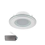 Rendeld meg most LED PANEL ÜVEG KEREK 18W 4000K+INVERTERREL