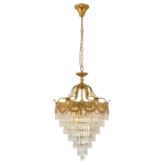 WINDSOR CHANDELIER 9XE14 BRASS/CRYSTALS Legkelendőbb