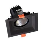 SQUARE LED SPOT LIGHT 30W 230V 3000K BL+EMERGENCY KIT Azonnali szállítás
