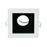Árengedmény EL-110SQ1 SQ. RECESSED DOWNLIGHT GU10 WHITE & BLACK