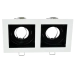 Kihagyhatatlan ajánlat EL-110SQ2 SQ. RECESSED DOWNLIGHT GU10 WHITE & BLACK