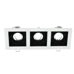 Legjobb ár EL-110SQ3 SQ. RECESSED DOWNLIGHT GU10 WHITE & BLACK