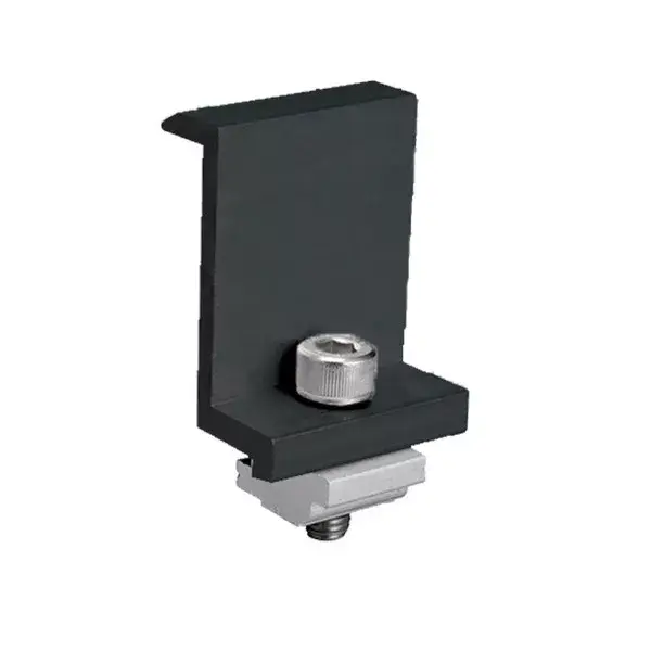 EL-EC END CLAMP FOR FRAMED PANEL 35MM BLACK Olcsó