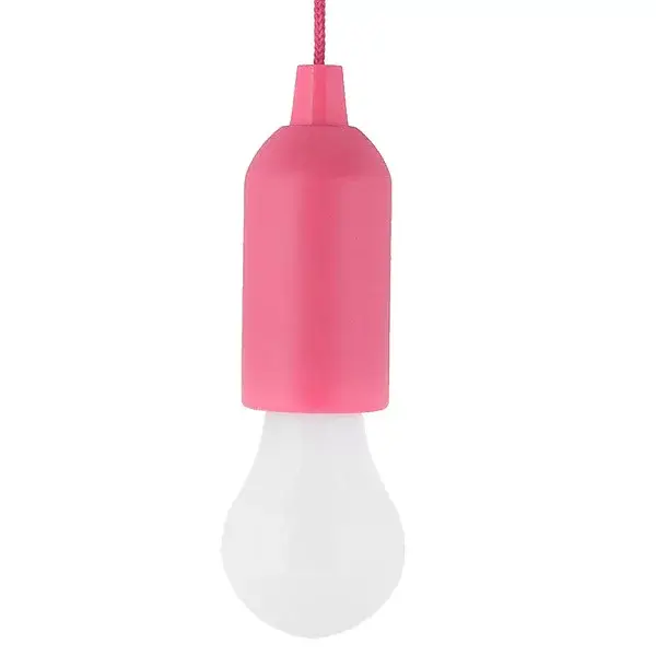 PRENOSNÁ LED ŽIAROVKA SO ŠNÚRKOU E-6621 1W RUŽOVÁ Vásárlói kedvenc