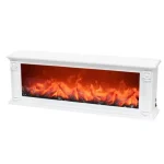 Biztonságos fizetés Home LTN 64 FP elemes látványkandalló, üveg előlap, fehér műanyag ház LTN 64 FP