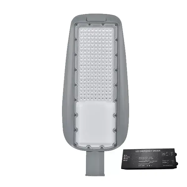 Szezonális akció PRAGUE SMD LED POULIČNÉ SVIETIDLO 150W 4000K IP65+NÚDZOVÝ ZDROJ