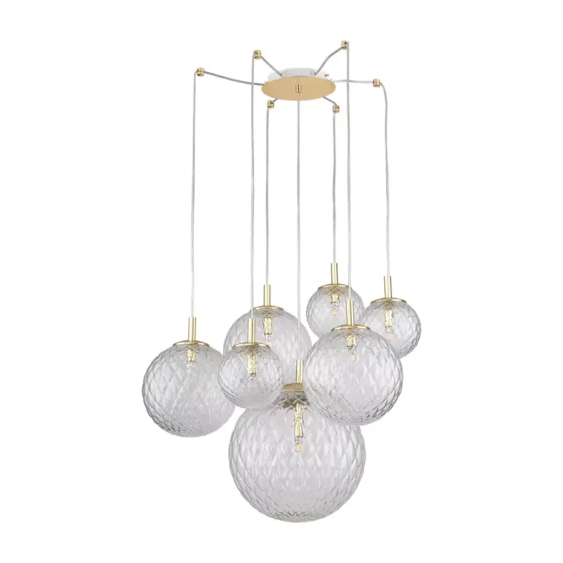 Olcsóbb TK LIGHTING CHANDELIER CADIX 4608 7XG9 GOLD