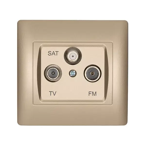 Árengedmény RHYME TV+FM+SAT ZÁSUVKA ŠAMPANSKÁ