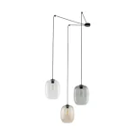 TK LIGHTING PENDANT ELIO 5972 3XE27 BLACK Expressz szállítás