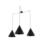TK LIGHTING PENDANT CONO 6629 3XE27 BLACK Azonnali szállítás