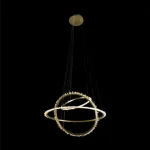 CORONA LED PENDANT 104W 3000K 860MM, GOLD Újdonság