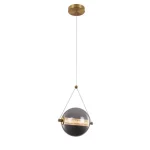 SPLENDOR LED PENDANT 6W 3000K, BRASS+SMOKY GREY Akciós ár