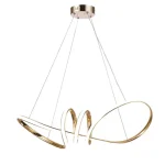 TINA LED PENDANT 42W 3000K, FRENCH GOLD Szuper akció