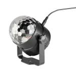 Azonnal elérhető SAL DL80R projektoros party lámpa, RGB LED, 80 mm átmérő, álló vagy körbe forgó fényeffekt, akár 100 m2-re DL80R