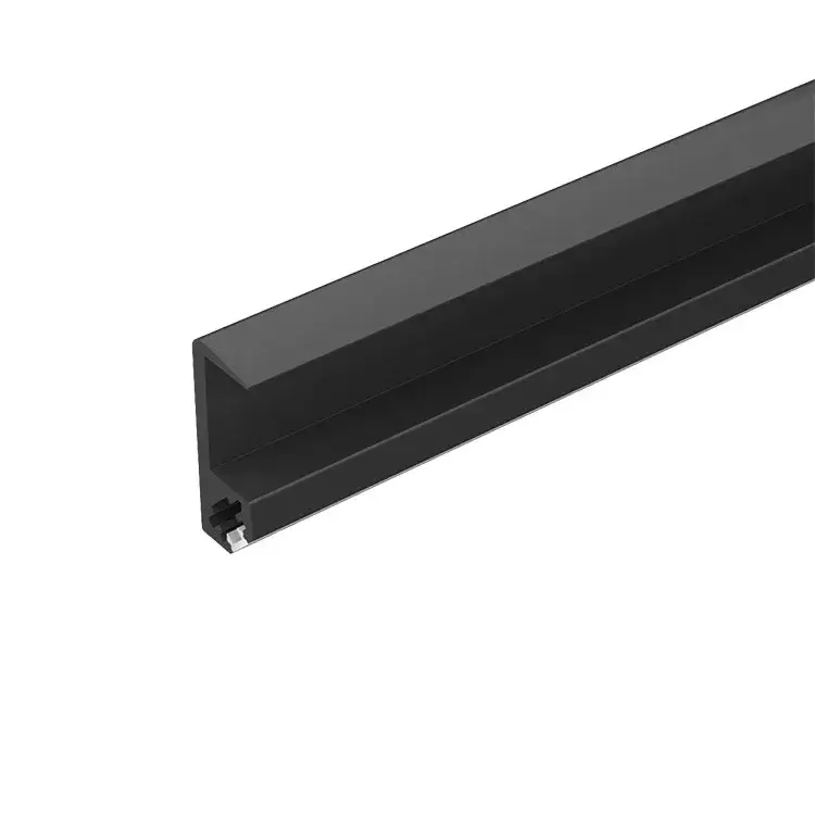 Vásárlói kedvenc EL-83CR PROFILE FOR WOOD SHELF 2.5M, BLACK