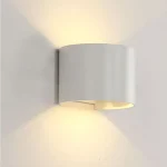 LED FALI LÁMPA KEREK 2X5W 4000K IP54 FEHÉR Prémium