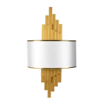 BRETON WALL LAMP 2XE14 GOLD/WHITE Újdonság