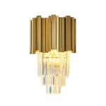 Kiárusítás PERCY WALL LAMP 2XE14 GOLD/CRYSTALS