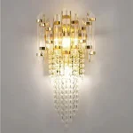Legnépszerűbb THEODORE WALL LAMP 3XG9 GOLD/CRYSTALS