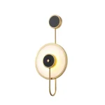 NUBIA LED WALL LAMP 5W 3000K, BLACK+GOLD Olcsóbb