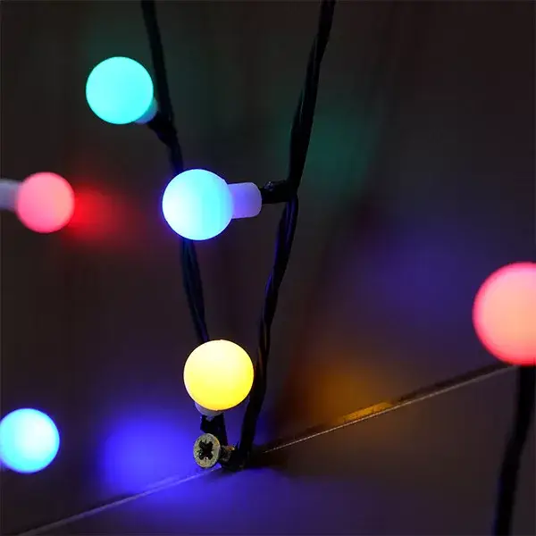 Árcsökkenés CHRISTMAS STRING LIGHT 3,6W RGB 9M IP44 240V