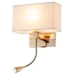 ROSA LED WALL LAMP 3W 3000K + 1XE27, FRENCH GOLD Azonnali szállítás