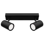 Alacsony ár Richi GU10x2 LED fali lámpa, mozgatható, fekete