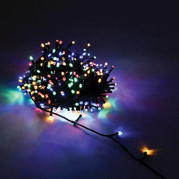 Alacsony ár CHRISTMAS STRING LIGHT 7,2W RGB 23+5M IP44 240V