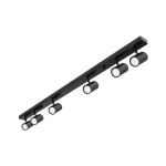 Szuper ajánlat Richi GU10x6 LED fali lámpa, mozgatható, fekete