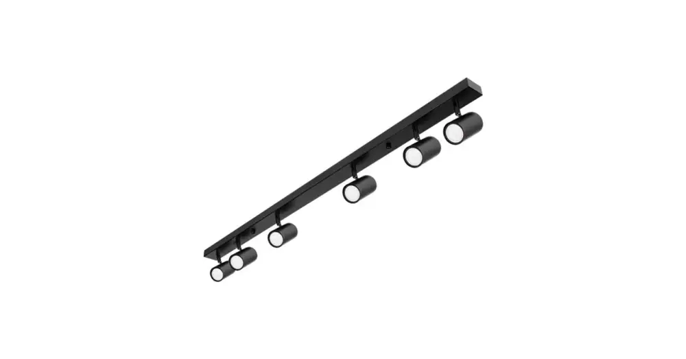Szuper ajánlat Richi GU10x6 LED fali lámpa, mozgatható, fekete