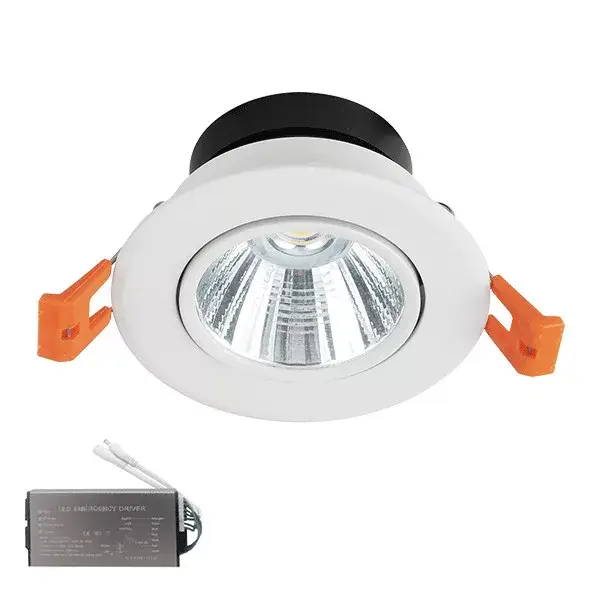 Olcsóbb LED SPOT LIGHT 24W 230V 4000K WHITE IP44+EMERGENCY KIT
