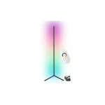 Kiárusítás LED sarok állólámpa RGBCCT 9W 140cm fekete