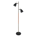 TOM ÁLLÓLÁMPA 2XE27 FEKETE H1550MM Utolsó esély