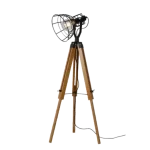 Szezonális akció ETHEL FLOOR LAMP 1XE27 BLACK/WOOD