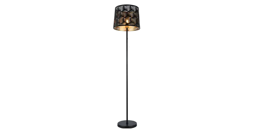 Vedd meg online MARSEL FLOOR LAMP 1xE27 BLACK
