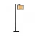 Újdonság MURANO FLOOR LAMP 1XE27 BLACK/FLAX