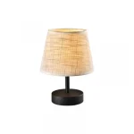 NICOLA TABLE LAMP 1XE27 BLACK/FLAX Árengedmény