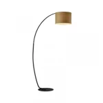 PAOLO FLOOR LAMP 1XE27 BLACK/COFFE Kiárusítás