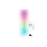 Olcsó LED sarok állólámpa RGBCCT 9W 140cm fehér