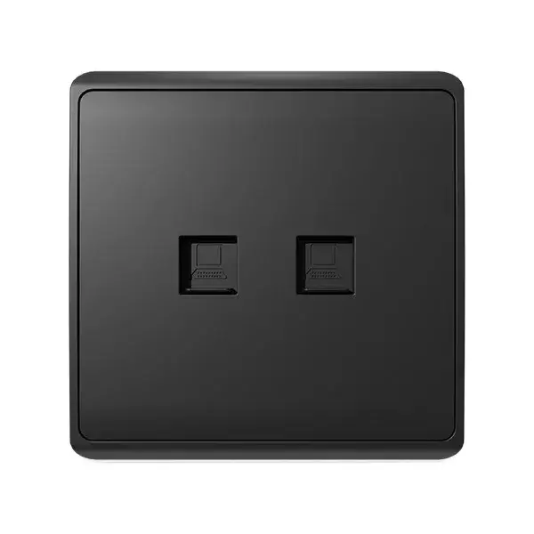 Gyors szállítás LONDON DOUBLE COMPUTER RJ45 SOCKET ANTHRACITE