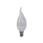 Olcsó LED BULB FLAME 6W E14 230V 2700K 110lm/W