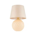 Biztonságos fizetés TK LIGHTING TABLE LAMP SANTANA 5591 1XE27 ECRU