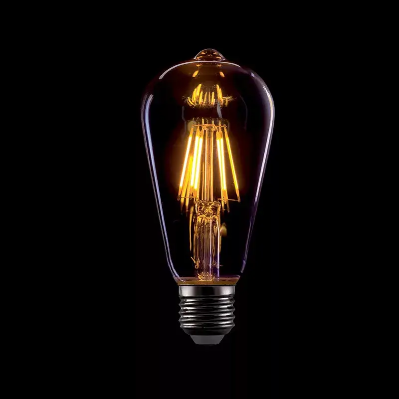 ДИМ. LED ВИНТИДЖ ST64 8W E27 2800-3200K ОПУШ. СТ. Azonnal elérhető